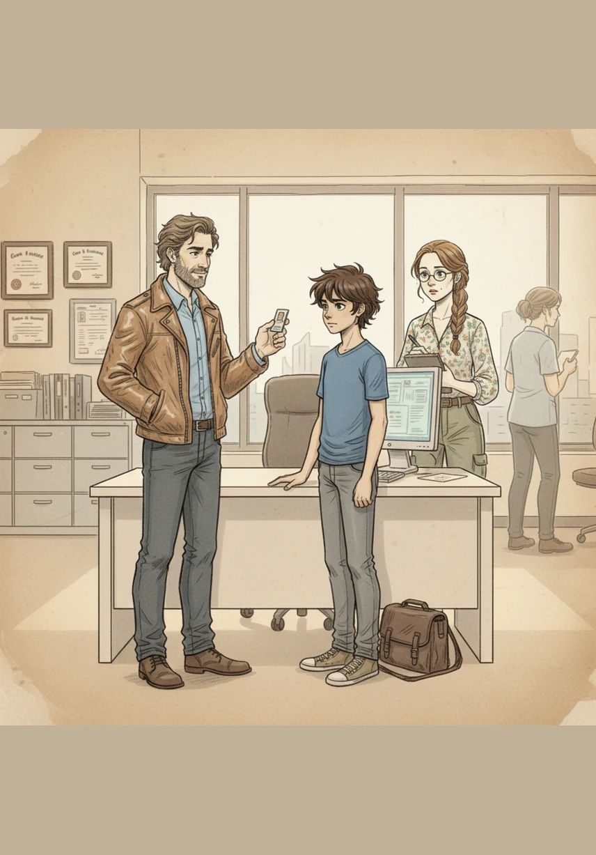 במרפאה המודרנית, הרופא מראה ליותם את צילום הרנטגן שבו נראה שבר ברור בעצם היד. הרופא מסביר ברוגע שטיפול מוקדם היה מונע מהמצב להחמיר, ויותם מתחיל להבין את המחיר הפיזי של השתיקה.