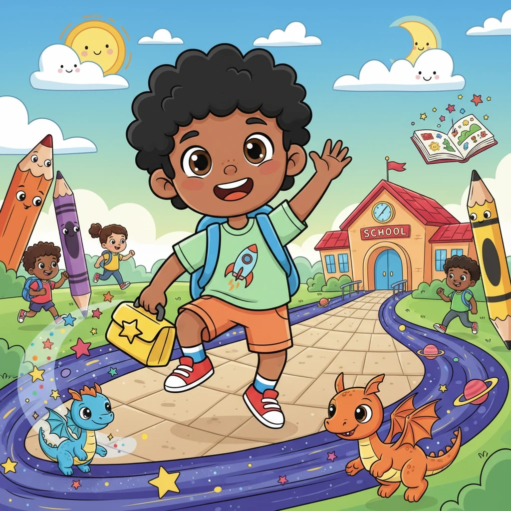 Leo's Great School Adventure - Educational stories