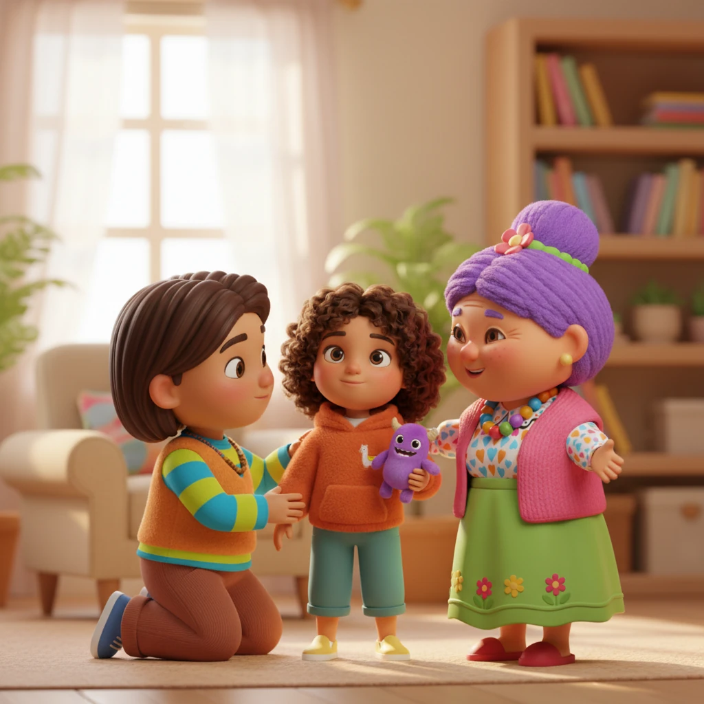 Leo escuchó atentamente, comprendiendo la seriedad de la situación. Entendió que sus padres lo protegían y que sus reglas eran para su propio bien. Se sintió seguro y amado, sabiendo que podía confiar plenamente en ellos. Su pequeña preocupación se transformó en una sensación de empoderamiento.