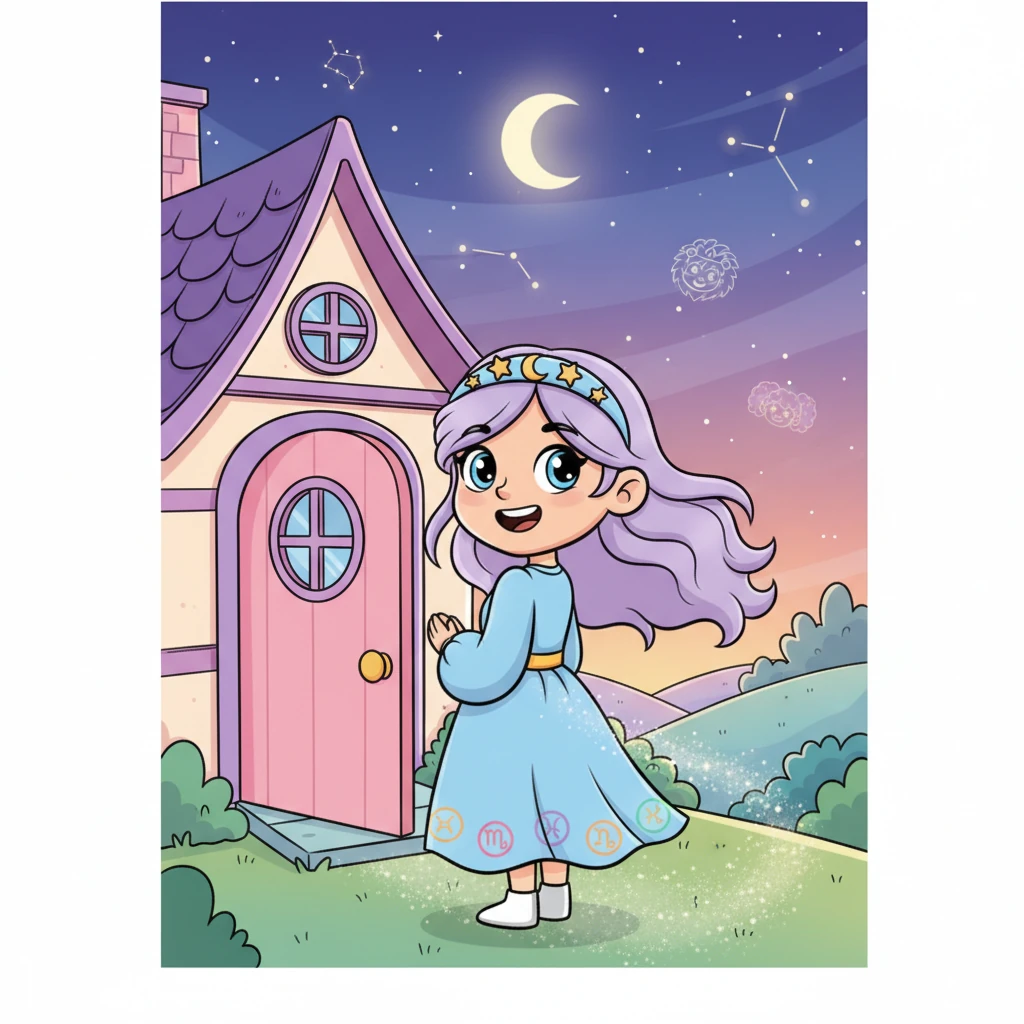 Celeste, con il cuore pieno di meraviglia e nuove amicizie, capì che ogni segno era unico e speciale, proprio come ogni persona. Tornò a casa, sapendo che un pezzo della magia delle stelle era ora parte di lei.