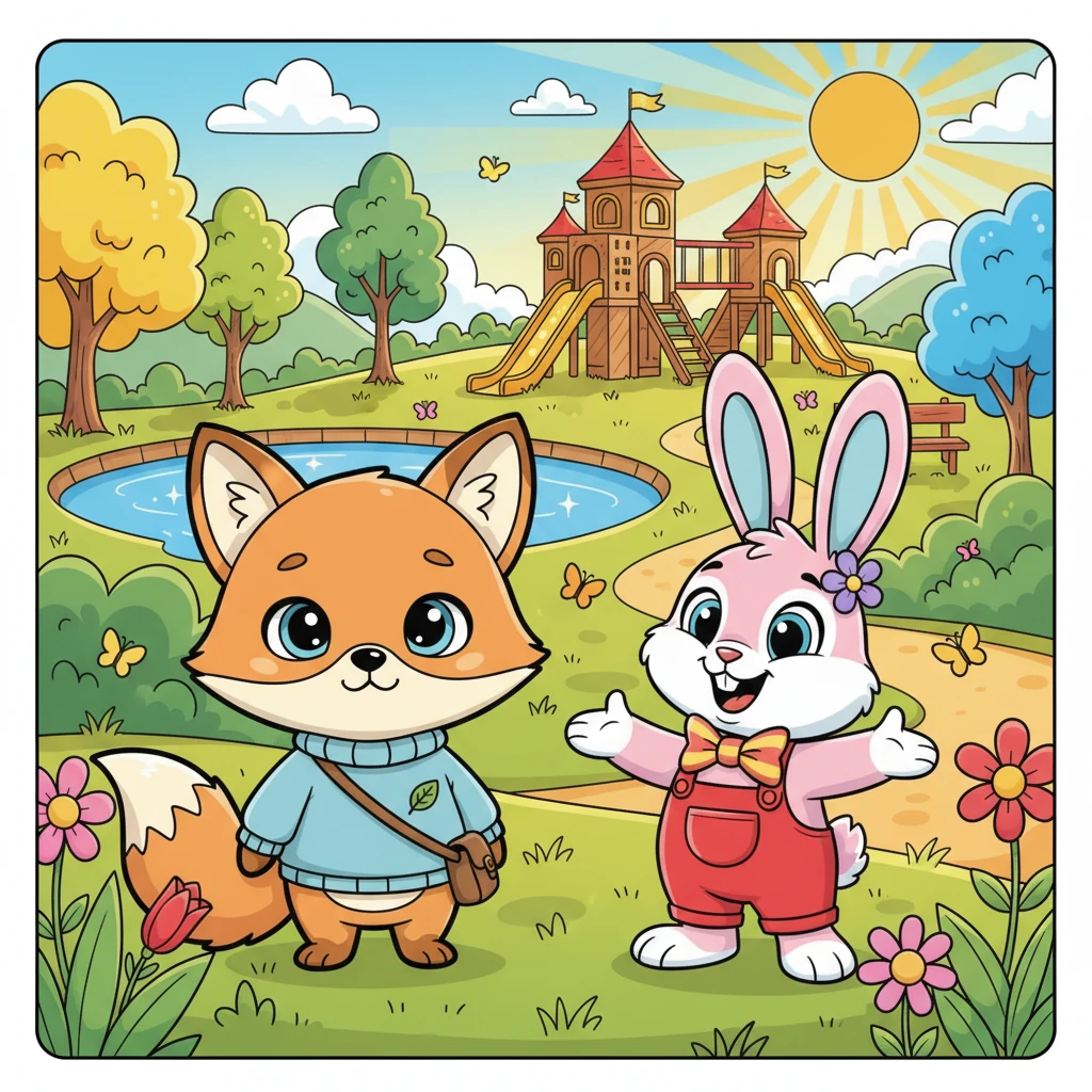 Foxy and Pip's Park Adventure by Initial Mu