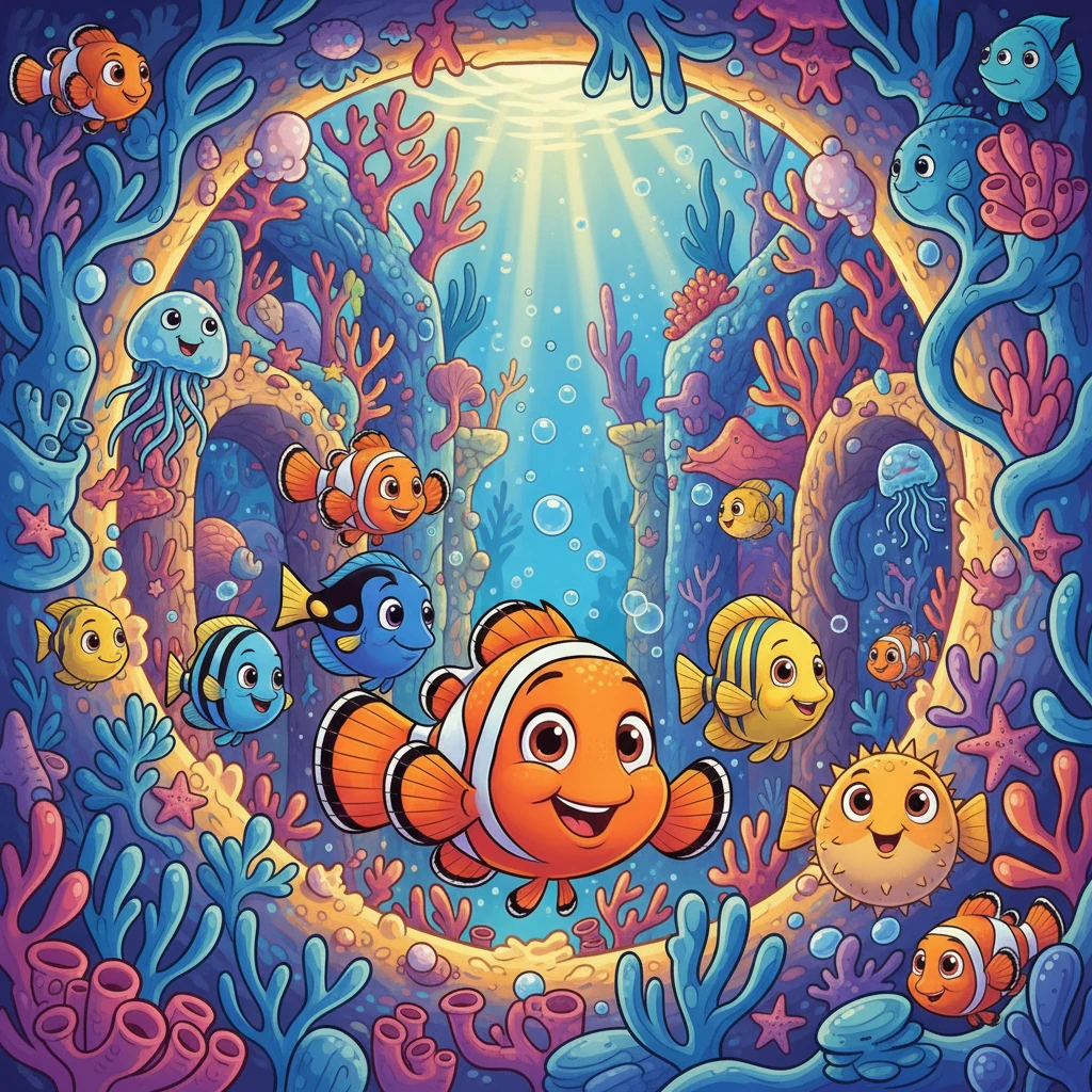 Coral's Underwater Maze Adventure