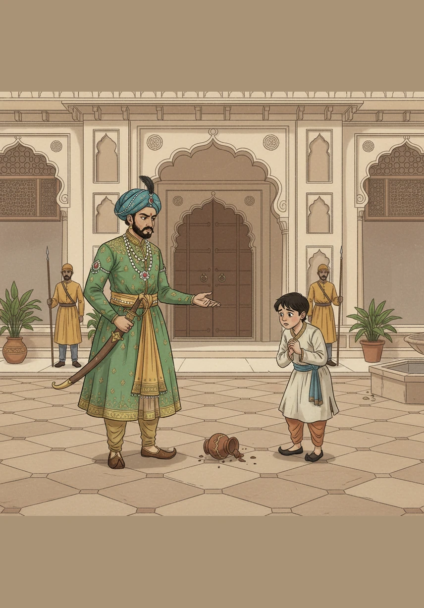 బీర్బల్ ఒక్క క్షణం కూడా తడబడకుండా, ఆకాశం వైపు చూసి చిరునవ్వు చిందించాడు. కొద్దిసేపు ఏదో లెక్కిస్తున్నట్లు నటించి, చాలా ఆత్మవిశ్వాసంతో అక్బర్ వైపు తిరిగాడు.