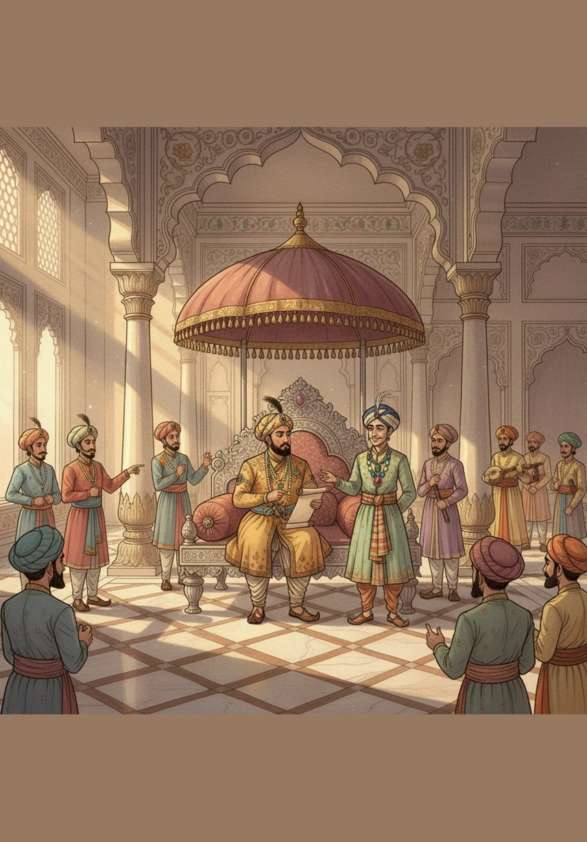 మహారాజా, మన నగరంలో సరిగ్గా యాభై వేల మూడు వందల నలభై ఆరు కాకులు ఉన్నాయి అని బీర్బల్ చాలా ఖచ్చితంగా సమాధానం చెప్పాడు. ఆ సంఖ్య విన్న అక్బర్ ఆశ్చర్యపోయారు.