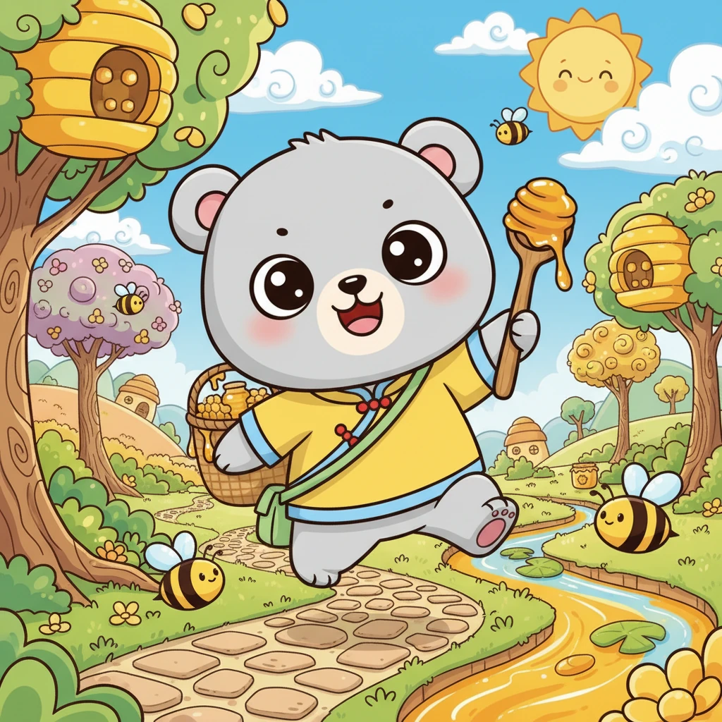 小熊蜜蜜的蜂蜜大冒险 - animal