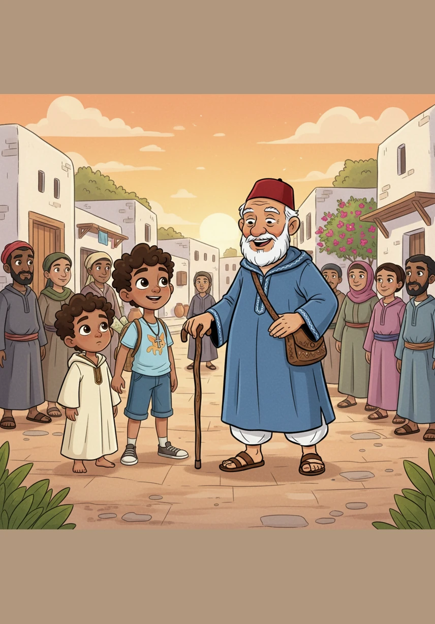 Sami gathered his friends in the village square, wearing his grandfather’s clothes and holding the old photos high for everyone to see. He spoke with passion about their traditions, and his friends listened with wide eyes and newfound respect for their past.