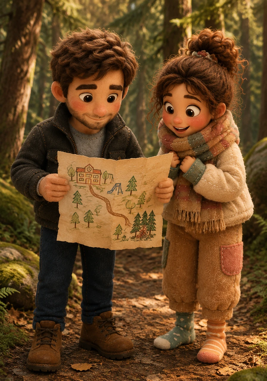 He pulled a faded, handwritten map from his pocket, drawn in messy crayon by two eager children a decade ago. It traced a path from the schoolyard straight to the edge of the Whispering Woods, marking a secret spot they swore never to forget.