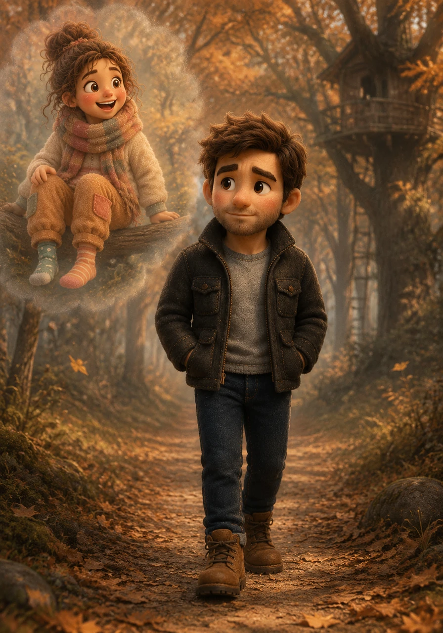 As Leo walked toward the woods, memories of Maya flooded his mind, from her bright laughter to the way she always wore mismatched socks. They had promised to meet at their old treehouse on this exact day, ten years into the future, but he wondered if she would even remember.