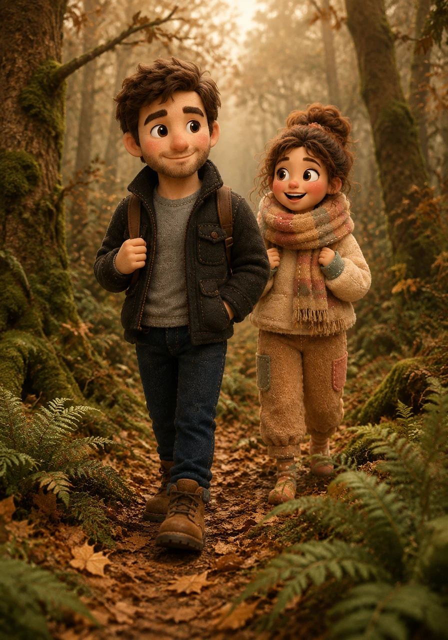 The forest path was overgrown with wild ferns and golden-brown leaves that crunched loudly beneath his boots. The deeper he walked, the more he felt the nervous flutter of anticipation warming his chest despite the chilly afternoon air.