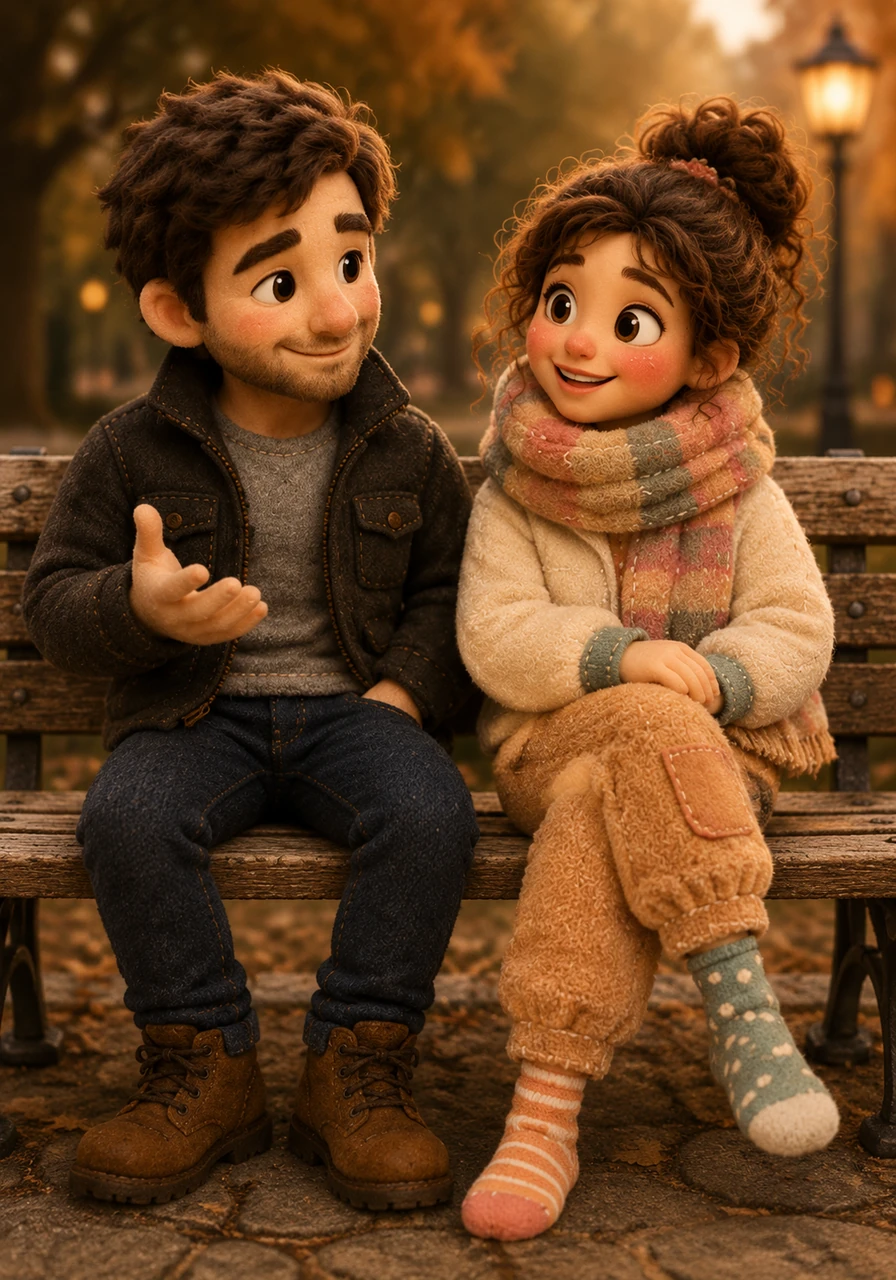 They sat together on the weathered wooden bench, sharing stories of where life had taken them over the past decade. Leo spoke of the bustling city and his art, while Maya shared tales of her travels and her work with local wildlife.