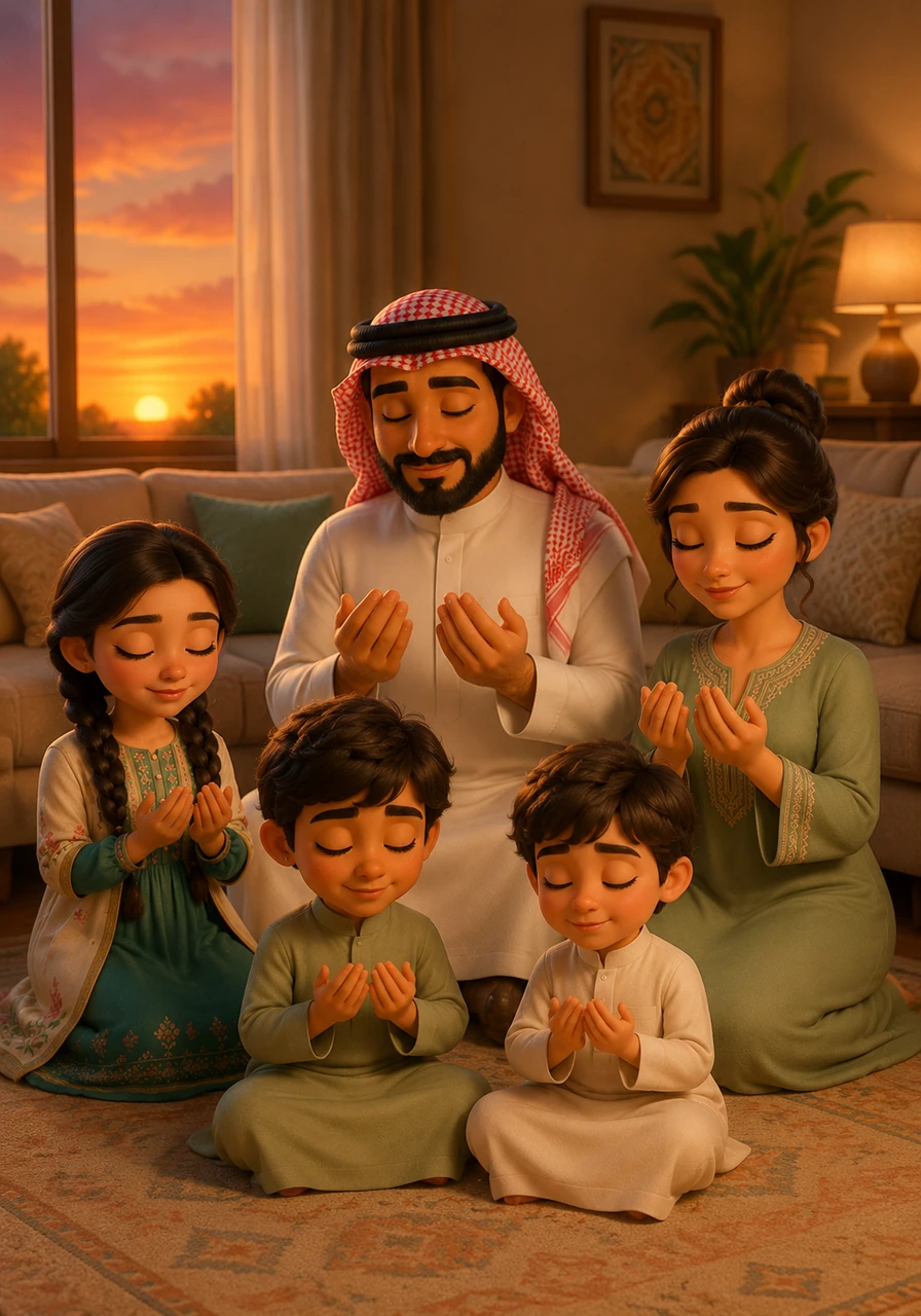 مع غروب الشمس، نجلس معاً في غرفة المعيشة لنشكر الله على نعمة العائلة، فالعائلة هي السند والسر الحقيقي لسعادتنا. أشعر بالامتنان لأنني ابنة لهذين الوالدين الرائعين وأخت لهؤلاء الإخوة الذين يملؤون حياتي بالحب.