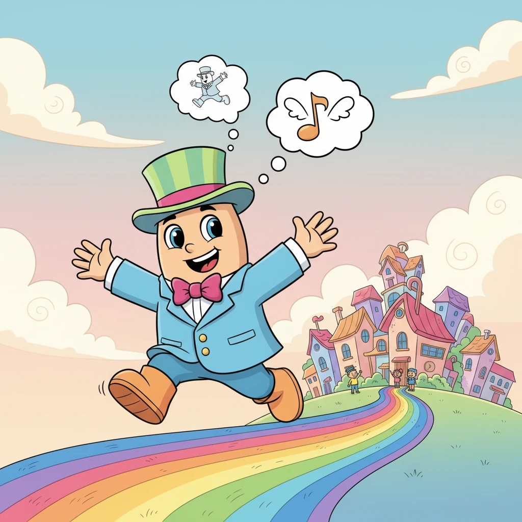 Ultimul, dar nu cel din urmă, a fost entuziastul Viitor Simplu, cu o privire plină de speranță către orizont. El a promis că acțiunile "va alerga" și "va cânta" mâine sau poimâine. Satul Acțiunilor a fost inundat de anticipare și planuri luminoase.