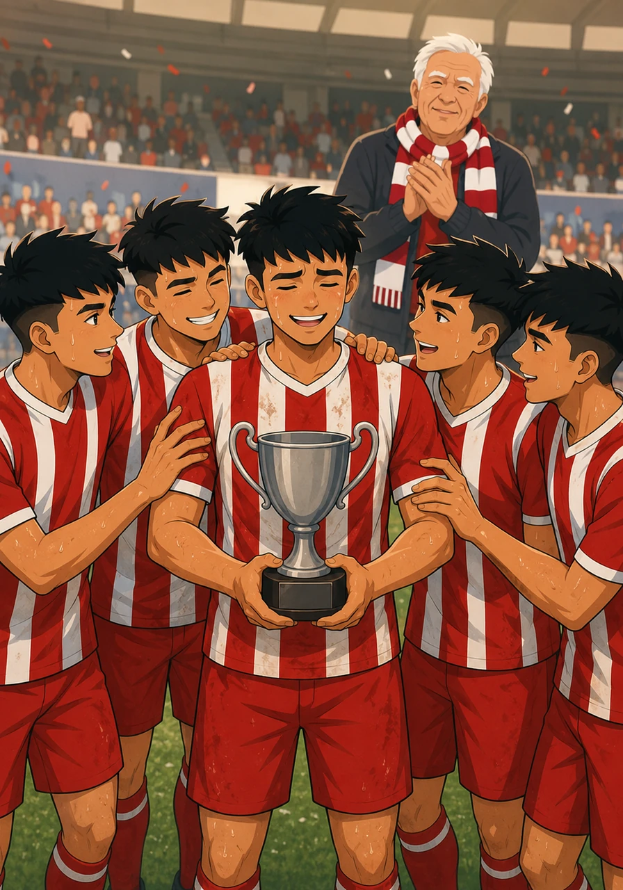 By the end of the season, Leo stood proudly with his teammates, sweaty and tired, holding a modest runner-up trophy that felt heavier and more precious than gold. They hadn't won the ultimate championship, but they had won the deepest respect of everyone who watched them fight.