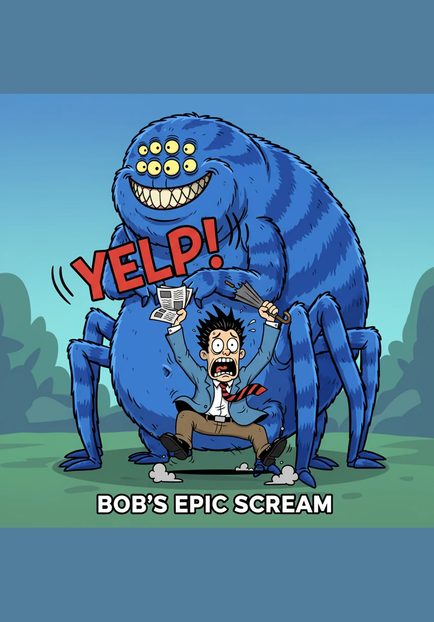 Suddenly, a piercing and annoying scream rips through the air, shaking the windows of every home. Bob lets out his signature cry, a loud bang that lets everyone know he is just around the corner and looking for a chase.