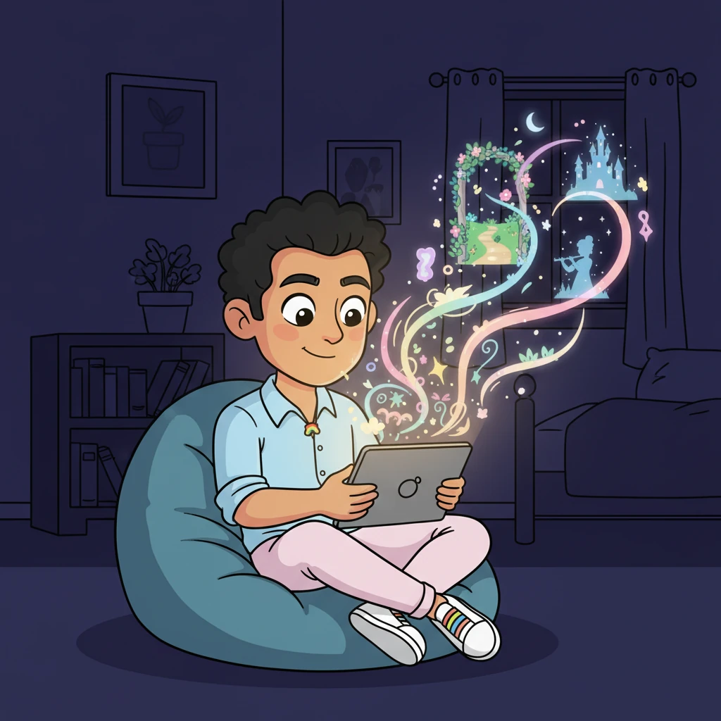 Un soir, une description sans photo attire particulièrement son attention. Les mots sont si justes, si résonnants, qu'ils peignent une image vivante dans son esprit. Une curiosité grandissante l'envahit, le poussant à en savoir plus sur cette âme mystérieuse.