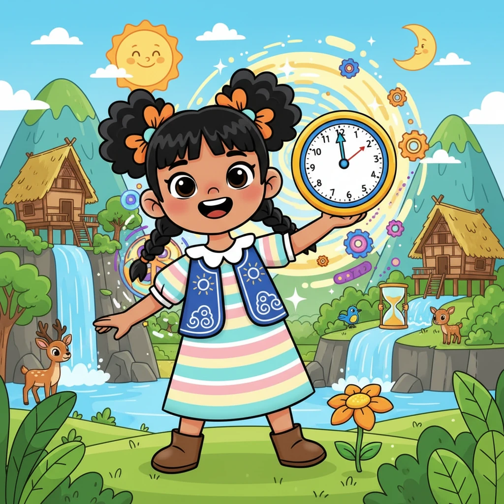 Ana and the Time in Mount Abong - educational