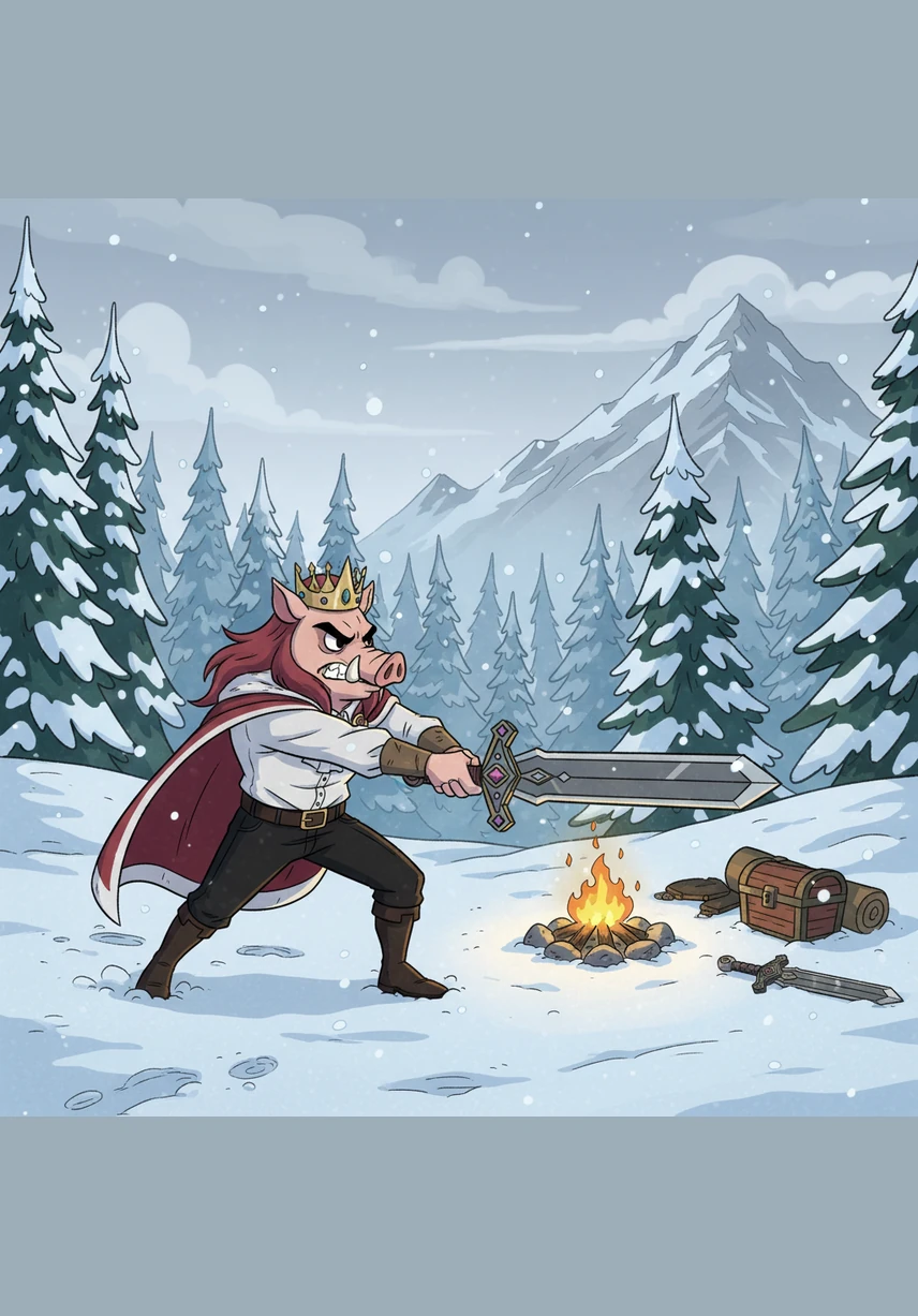 Techno spent days training in the snowy wilderness, honing his skills until his movements were a blur of speed and precision. He knew that strength alone wouldn't win the day; he needed the tactical brilliance that had earned him his reputation.