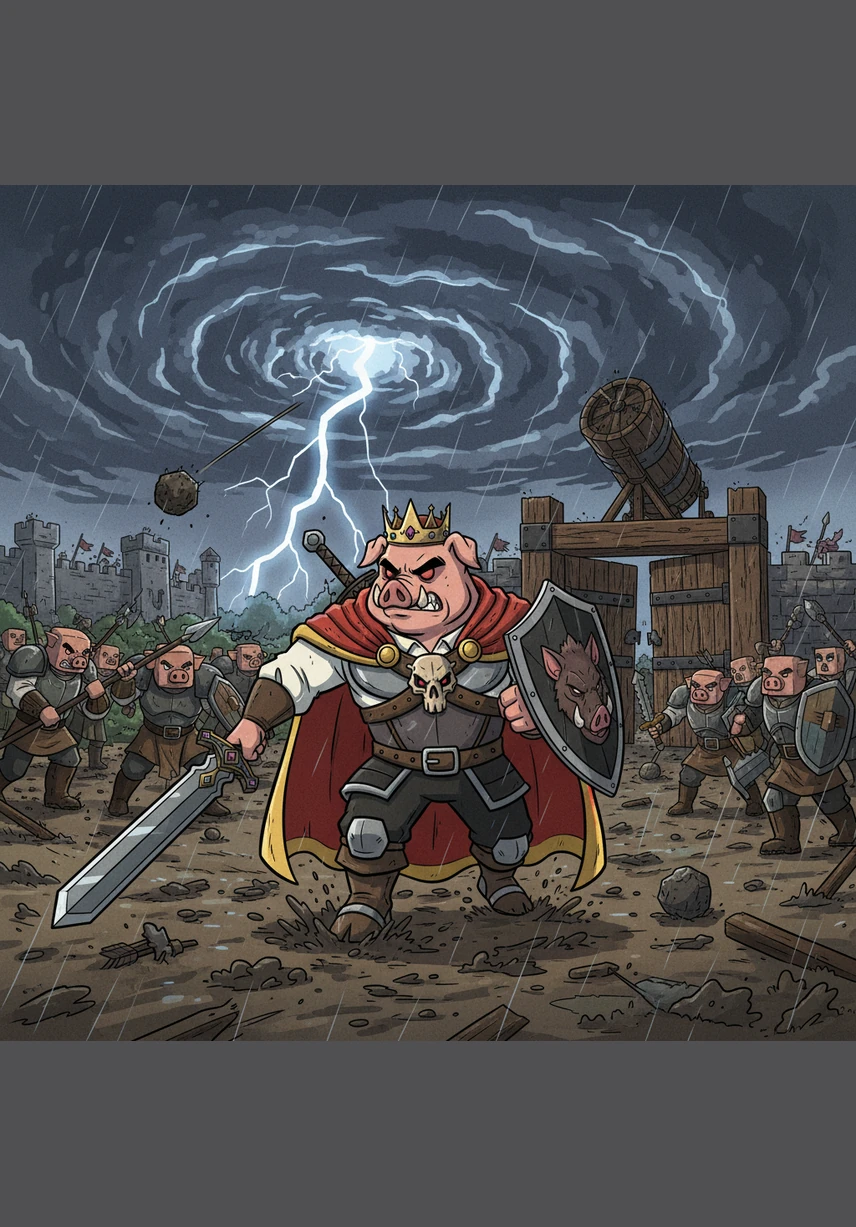 The clash was thunderous as Techno charged into the fray, his sword flashing like lightning through the chaos. He moved through the battlefield with an unstoppable grace, outmaneuvering every foe that dared to stand in his path.