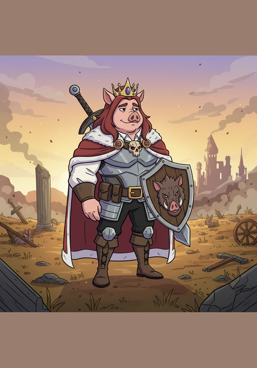 When the dust finally settled, the shadows had been driven back, and the realm was safe once more. Techno stood amidst the quiet landscape, his cape tattered but his spirit unbroken, proving to all that his legend was forged in fire.