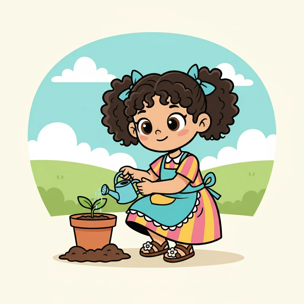 Ester continuou a cuidar da semente, regando-a e conversando com ela. Ela aprendeu a confiar em Deus e a ter paciência, sabendo que, no tempo certo, a semente brotaria.