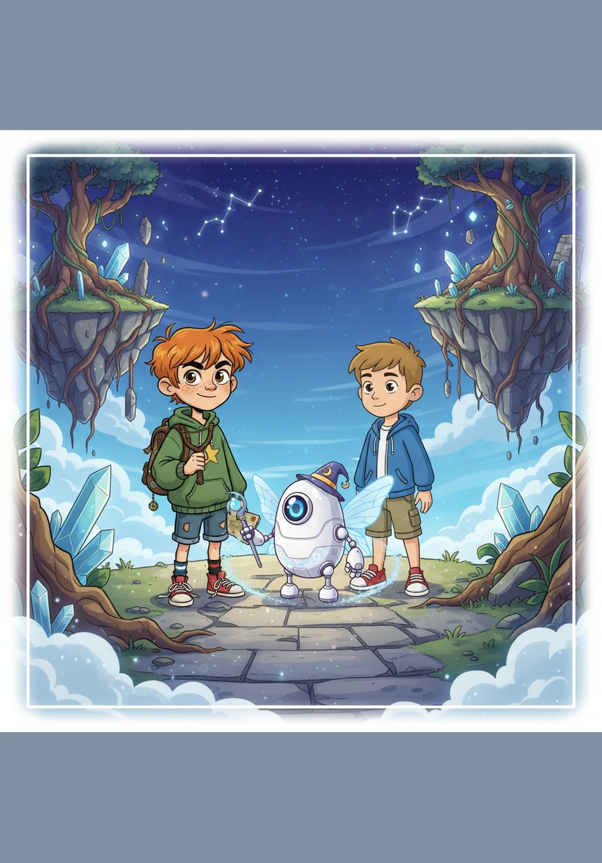 In the dream, the little robot appears, no longer glowing with games but with a warm, steady golden light. It whispers that the digital world is a tool for joy, not a cage for the spirit, and shows him a path back to the green fields.