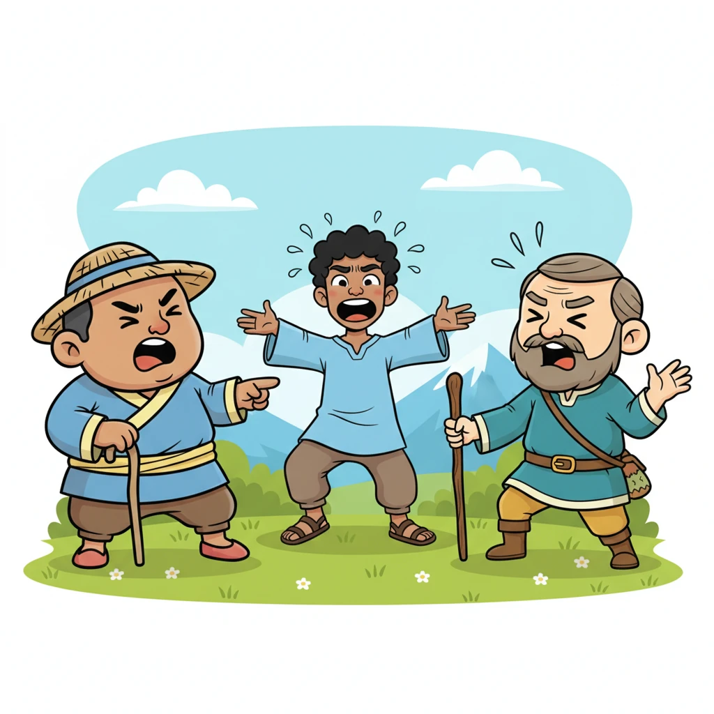 Soon, the cheerful friends were no longer cheerful. They began to argue loudly, their voices rising in frustration. Each man was absolutely convinced his own experience was the only truth, unable to imagine any other possibility.