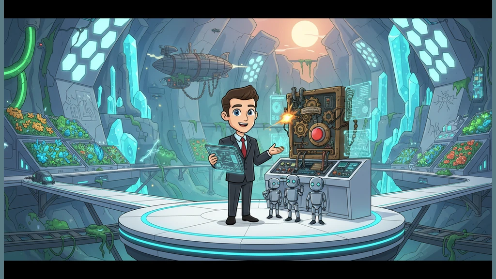 Aditya the Auditor stands at the center of a futuristic library where glowing financial statements float in the air like constellations. He welcomes u