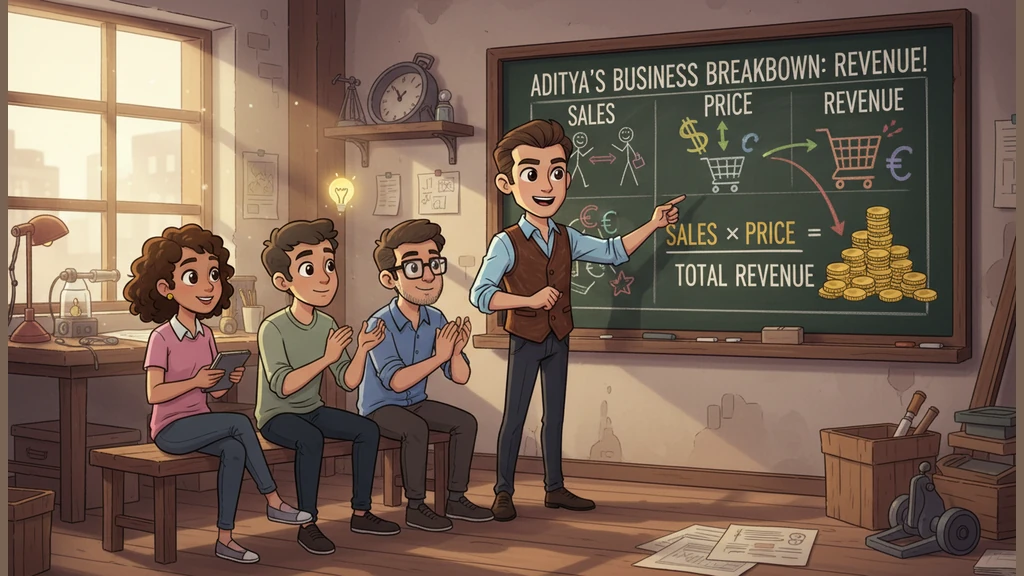 A golden bridge appears, representing the earning process that connects a sale to its recognition. Aditya explains that revenue is recognized only whe