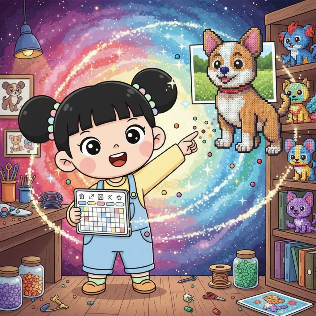 小艺的拼豆魔法 - Creative imagination