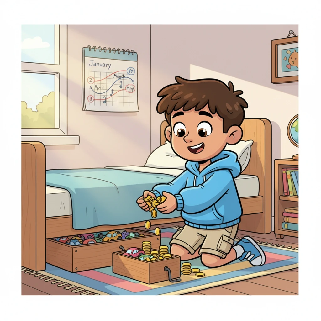 Months flew by like musical notes in the wind. January turned to February, then March, April, and May. The little box under Mateo's bed grew heavier and heavier, a testament to his dedication. His dream felt closer with each passing day.