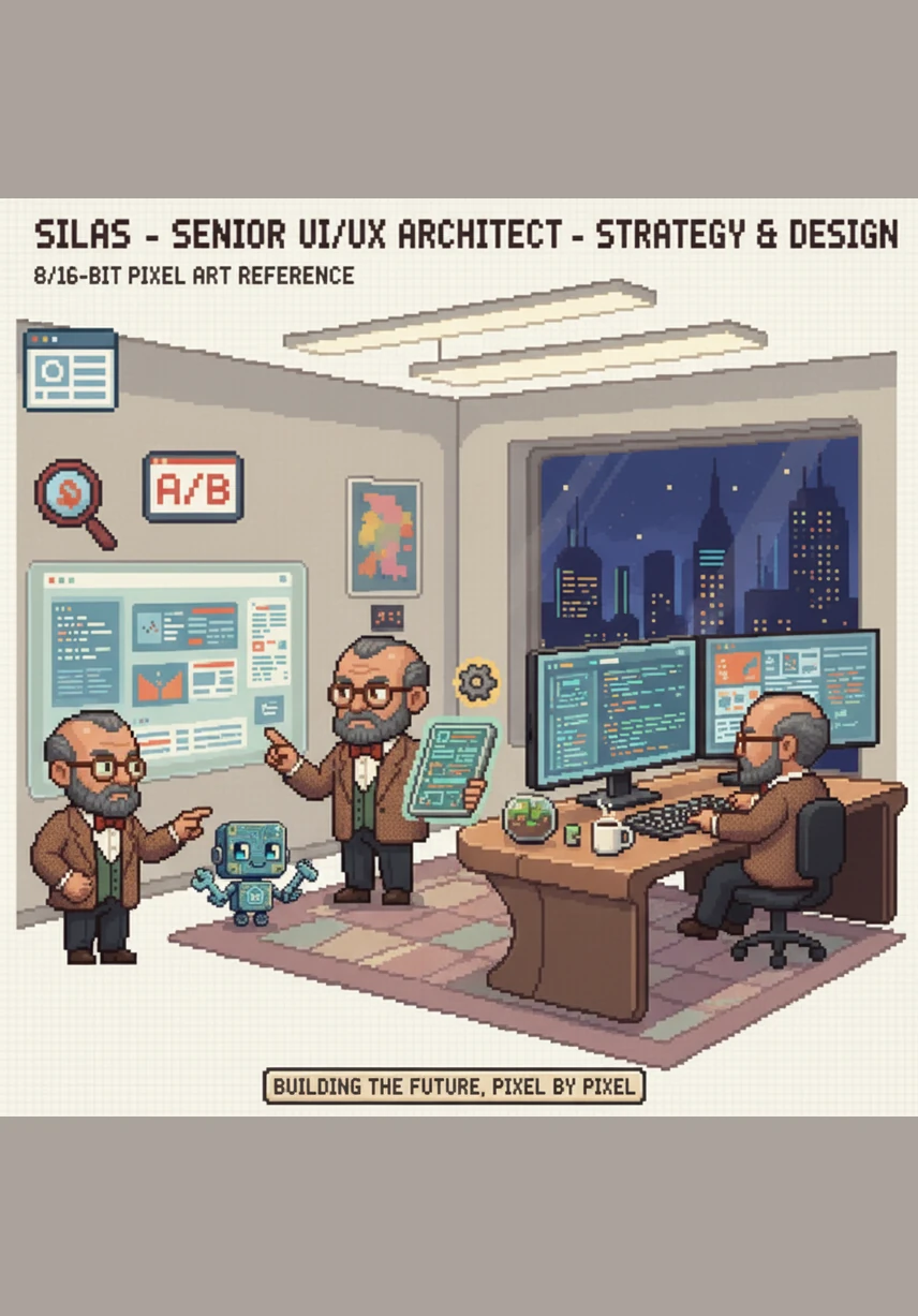 Silas sat in his minimalist studio, surrounded by glowing screens that reflected his passion for clean design. As a senior UI/UX architect, he didn't just build websites; he crafted digital experiences that felt like high-end art. His workspace was a sanctuary of productivity, filled with soft ambient light and the hum of creative potential.