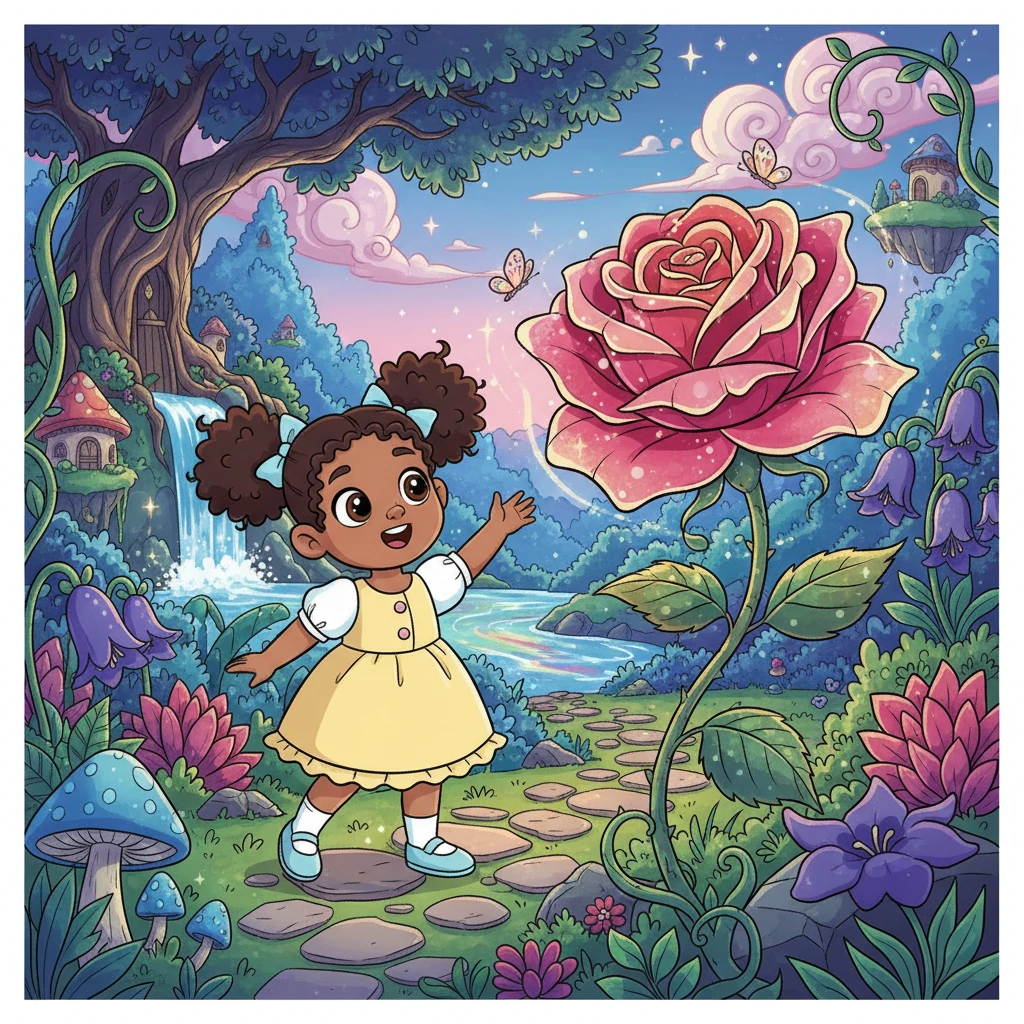 Lily and the Whispering Rose - fairy-tale