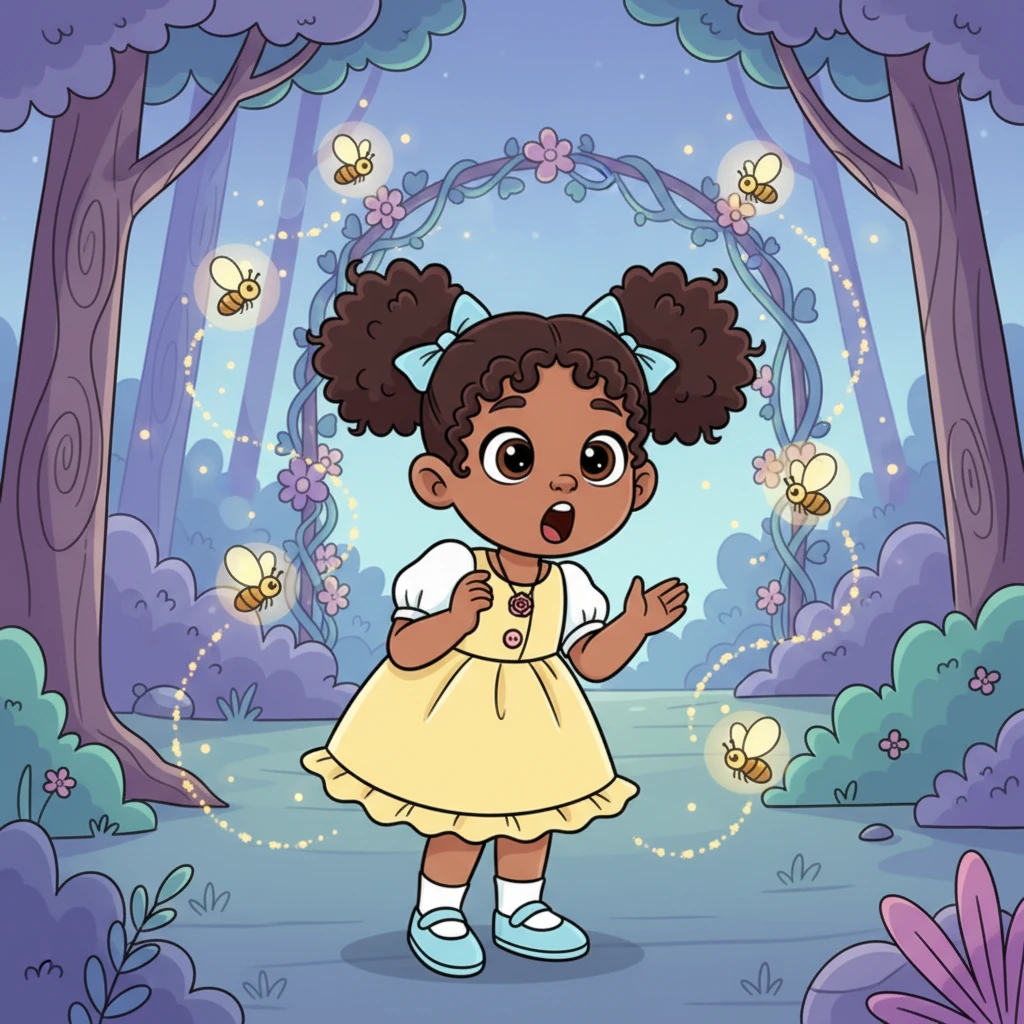 Lily's jaw dropped, her imagination sparking like fireflies on a summer night. "A magical world?" she exclaimed, her voice filled with a mixture of disbelief and wonder. She peppered Rosaline with questions, her eagerness bubbling over.