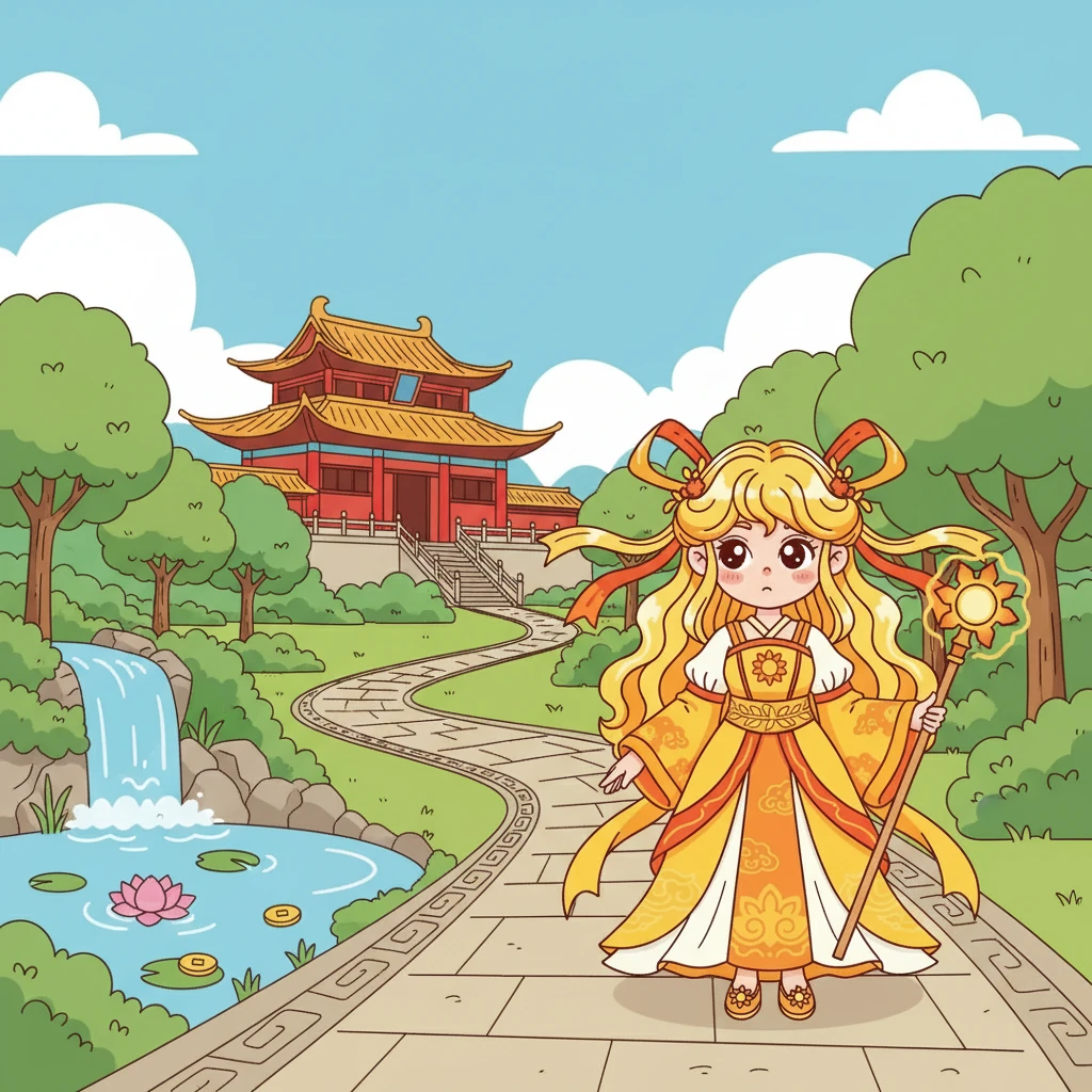 在古老的印度，雄伟的达瓦·扎巴国王统治着他的王国。尽管他拥有无尽的财富，但他感到内心空虚。他渴望找到某种无法用金银衡量的东西。