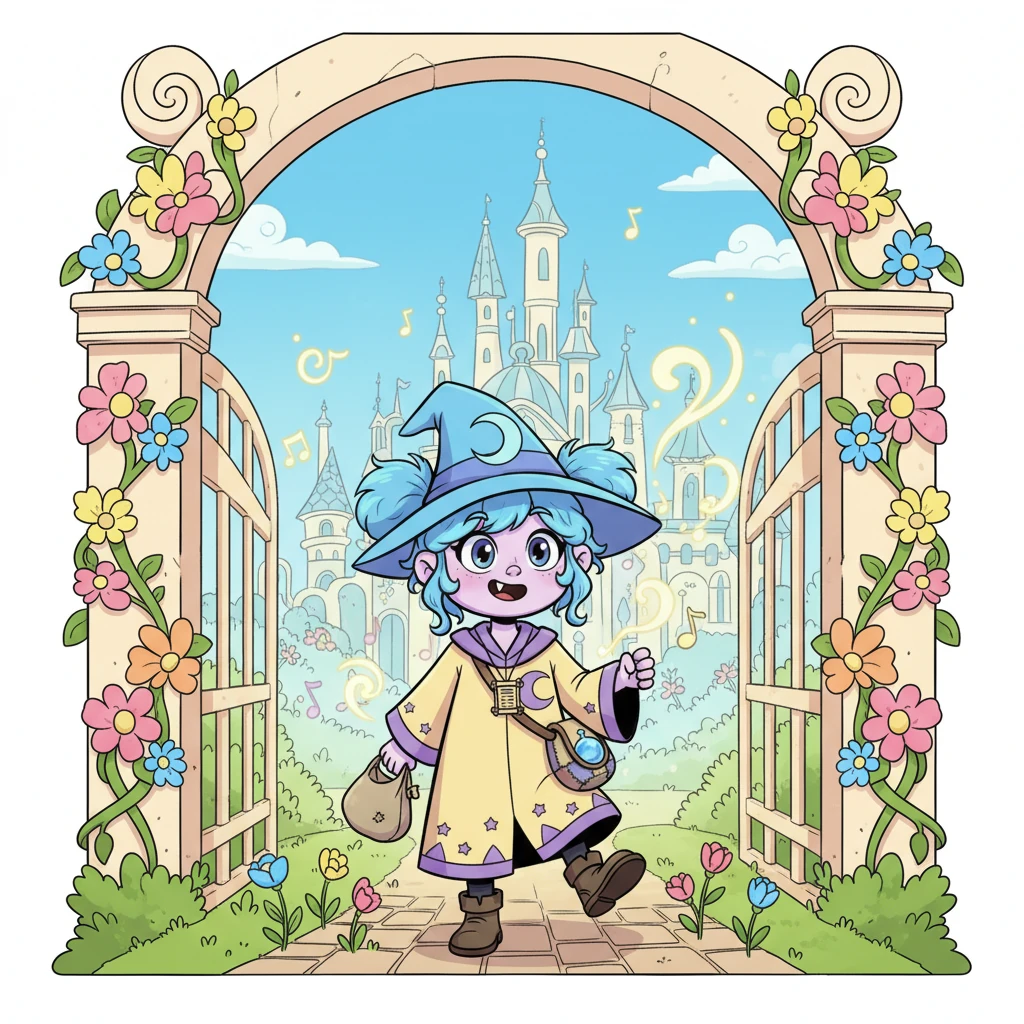 Pip decided she wouldn't let the dragon's stories dim her spirits. Instead, she would seek guidance from one of the keybearers. She heard tales of Arion Crescere, a master musician whose melodies could inspire even the shyest of wildflowers, residing in the vibrant city of Alraya Lucaria. Pip packed her smallest bag, a cheerful tune already forming in her head.