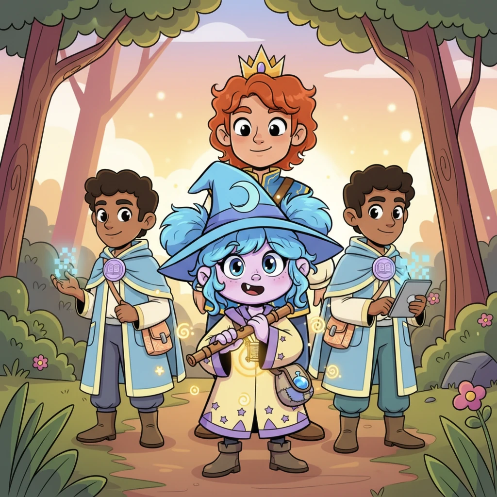 Pip clutched the flute tightly, her eyes wide with newfound understanding. Arion’s wisdom had sparked a brighter flame within her than any direct answer could have. She realized the journey itself was teaching her invaluable lessons, and that the greatest knowledge might not be found behind locked doors, but within her own adventurous spirit.