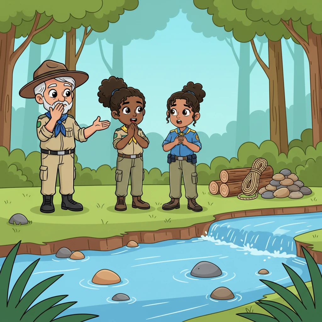 The wise Senior Guide, with a twinkle in their eye, presented their first grand challenge: constructing a sturdy bridge across a gurgling, playful creek. They pointed to a pile of natural materials – sturdy logs, thick ropes, and smooth stones – waiting to be transformed. The trainees gasped, their eyes wide with a mix of wonder and apprehension.