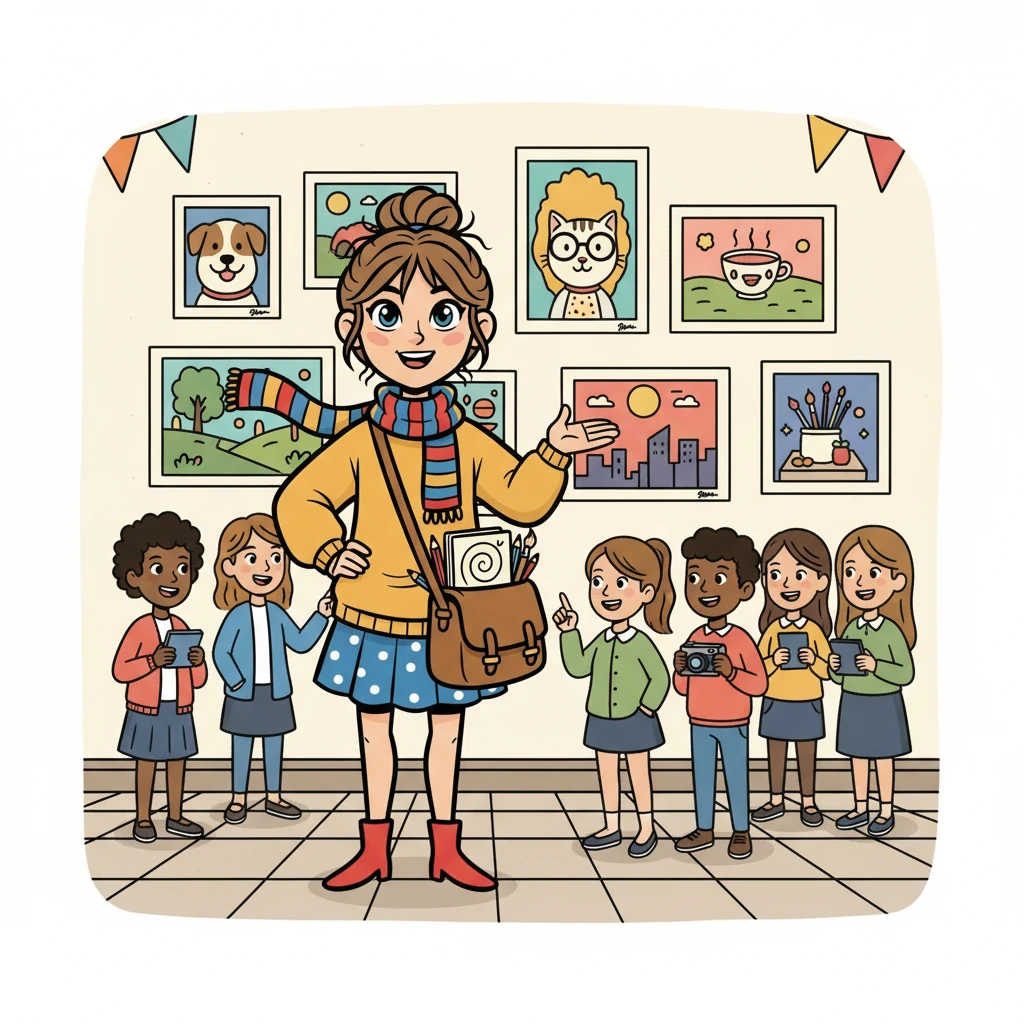 Une exposition de photos étudiantes est organisée. Les œuvres exposées, pleines d'originalité et de créativité, témoignent du talent de chacun. Éloïse est fière de ses propres clichés, exposés aux côtés de ceux de ses camarades.