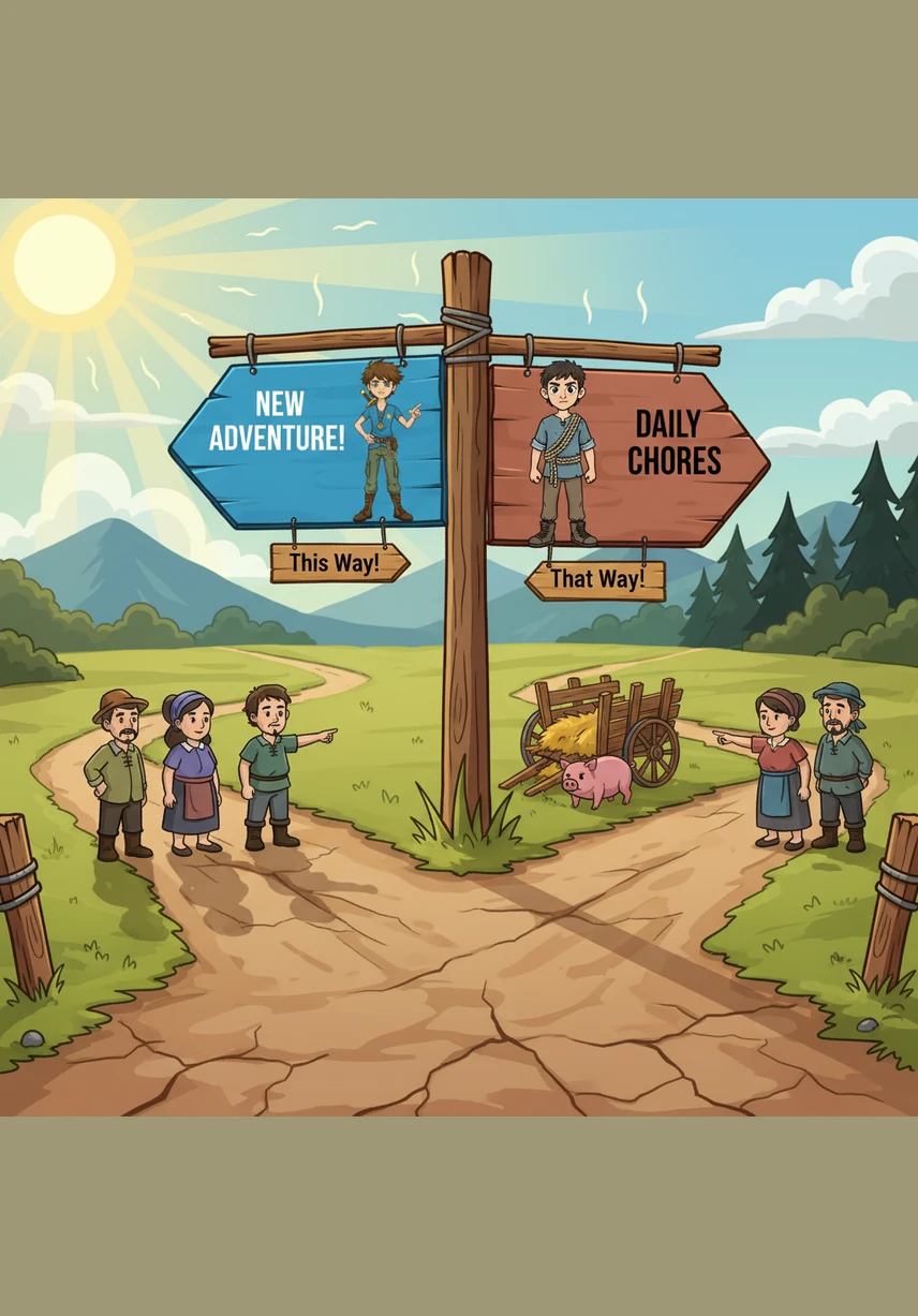 One scorching summer morning, the villagers woke up to find the riverbed dry and dusty. The crops began to wilt under the hot sun, and the elders worried there would be no harvest this year.