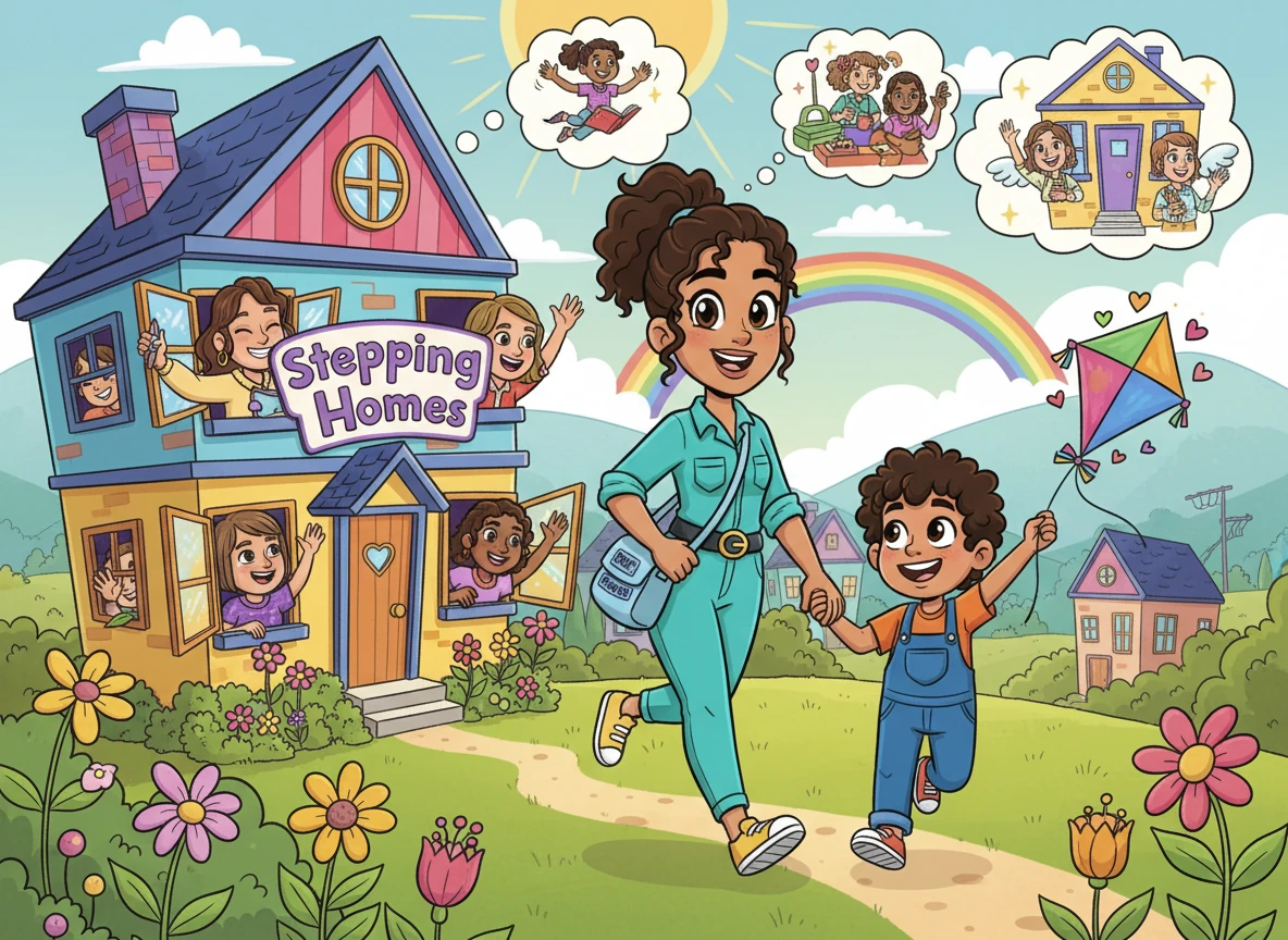 Maya's New Beginning: A Stepping Homes Story - friendship