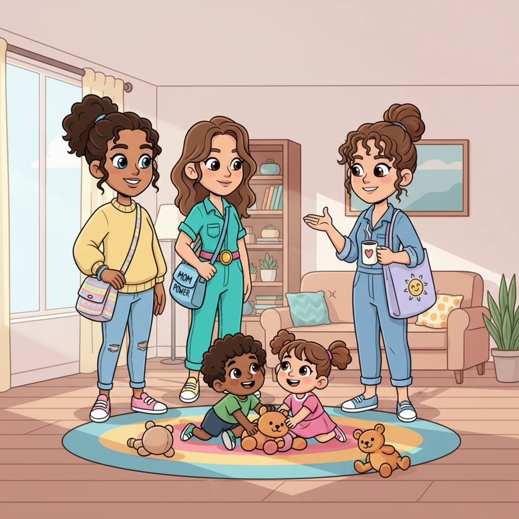 Full of anticipation, Maya and Leo met Chloe and Lily, along with their children, in a bright, spacious living room. The kids instantly connected, tumbling into a pile of giggles, while the moms exchanged warm, understanding smiles. It felt like they had known each other forever.