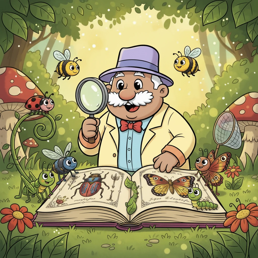 Professor Bumble and His Bug Book by Mu Ryan