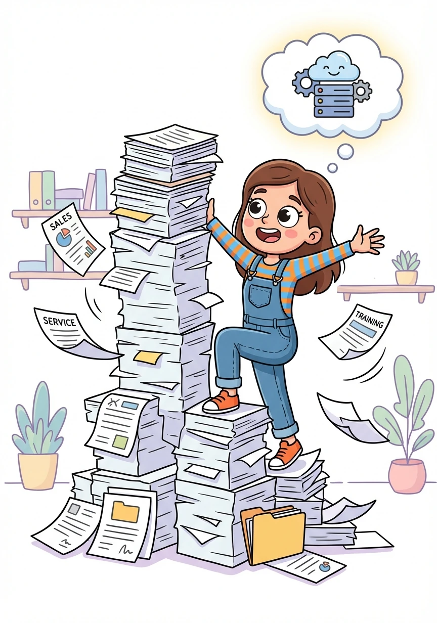 Anya, the bright-eyed project manager at Agtarise Solutions, stared at a mountain of paperwork. She dreamt of a better way to manage everything – sales, service, training, all in one place!