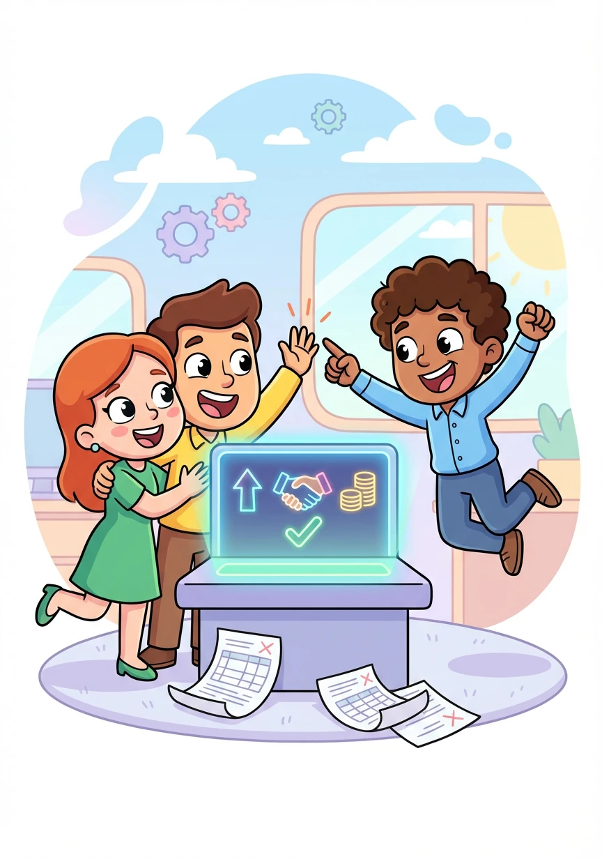 The sales team cheered as they saw how the portal simplified tracking leads and closing deals. No more endless spreadsheets!