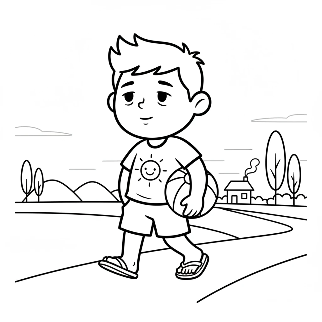 Tired but happy, Leo began his journey home. He thought about all the wonderful things he had seen and done. What an amazing summer day it had been!