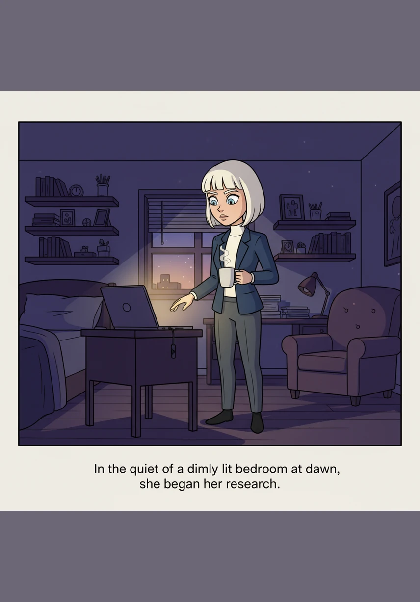 Hoopvol probeert Teddy een stoel naar het bed te schuiven om als trapje te gebruiken. Maar de stoel wiebelt en valt met een harde klap om, waardoor Teddy enorm schrikt en zijn hartje sneller gaat kloppen in de stille kamer.