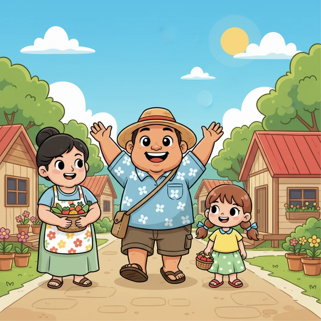 Tuwing umaga, si Mang Jose, ang haligi ng pamilya, ay laging may malakas na 'Magandang umaga po!' para sa bawat nakakasalubong. Ang kanyang masiglang pagbati ay nagbibigay ng saya sa simula ng araw ng bawat isa. Ang kanyang mukha ay laging nakangiti, at ang kanyang mga braso ay nakataas sa pagbati.