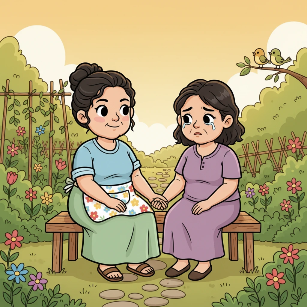 Kapag may problema ang iba, ang mga Dela Cruz ay laging handang makinig nang buong puso. Makikita si Aling Rosa na nakaupo kasama ang isang kapitbahay na nalulungkot, ang kanyang mukha ay puno ng empatiya at pag-unawa. Ang kanilang mga salita ay laging nagbibigay ginhawa.