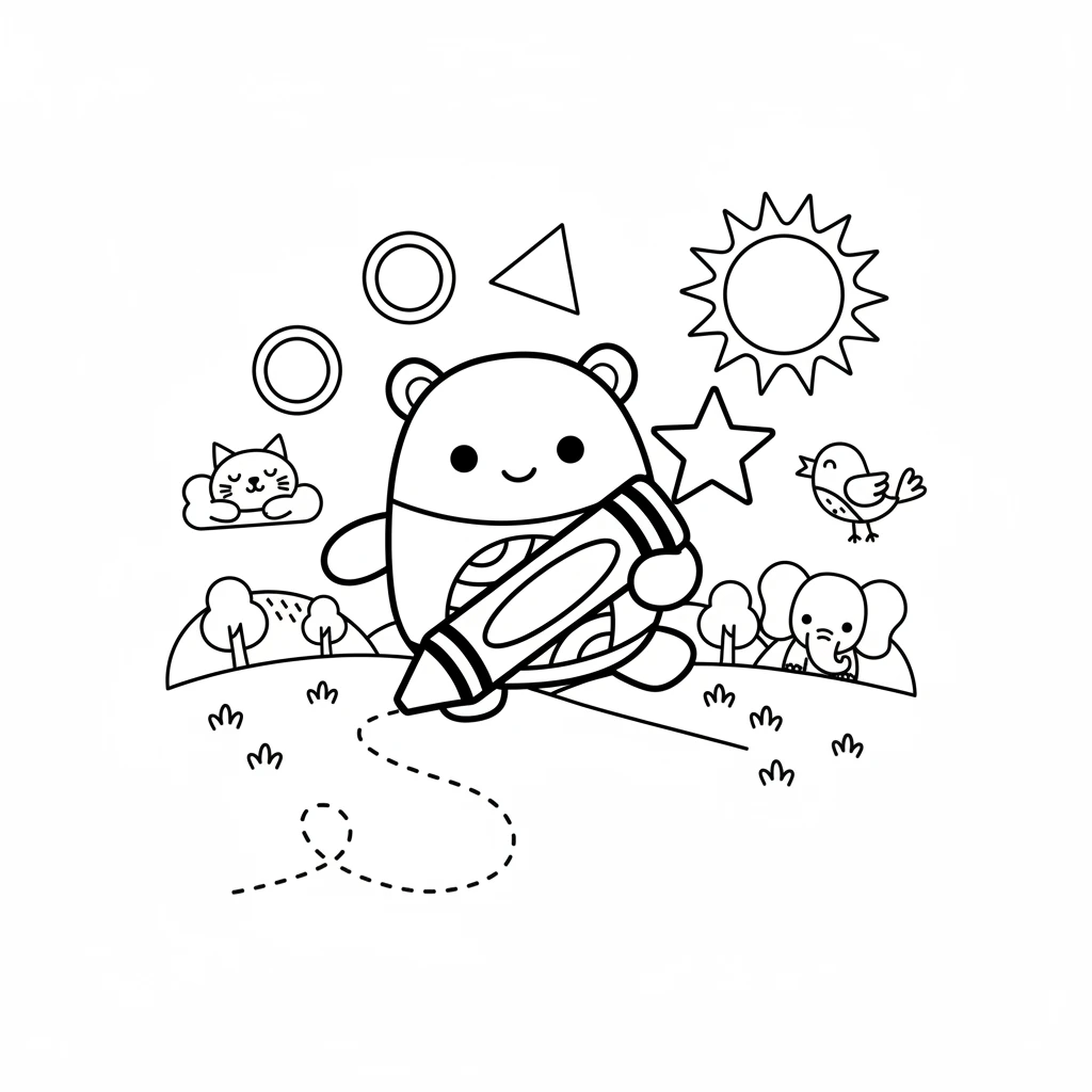 squishmallow coloring pages
