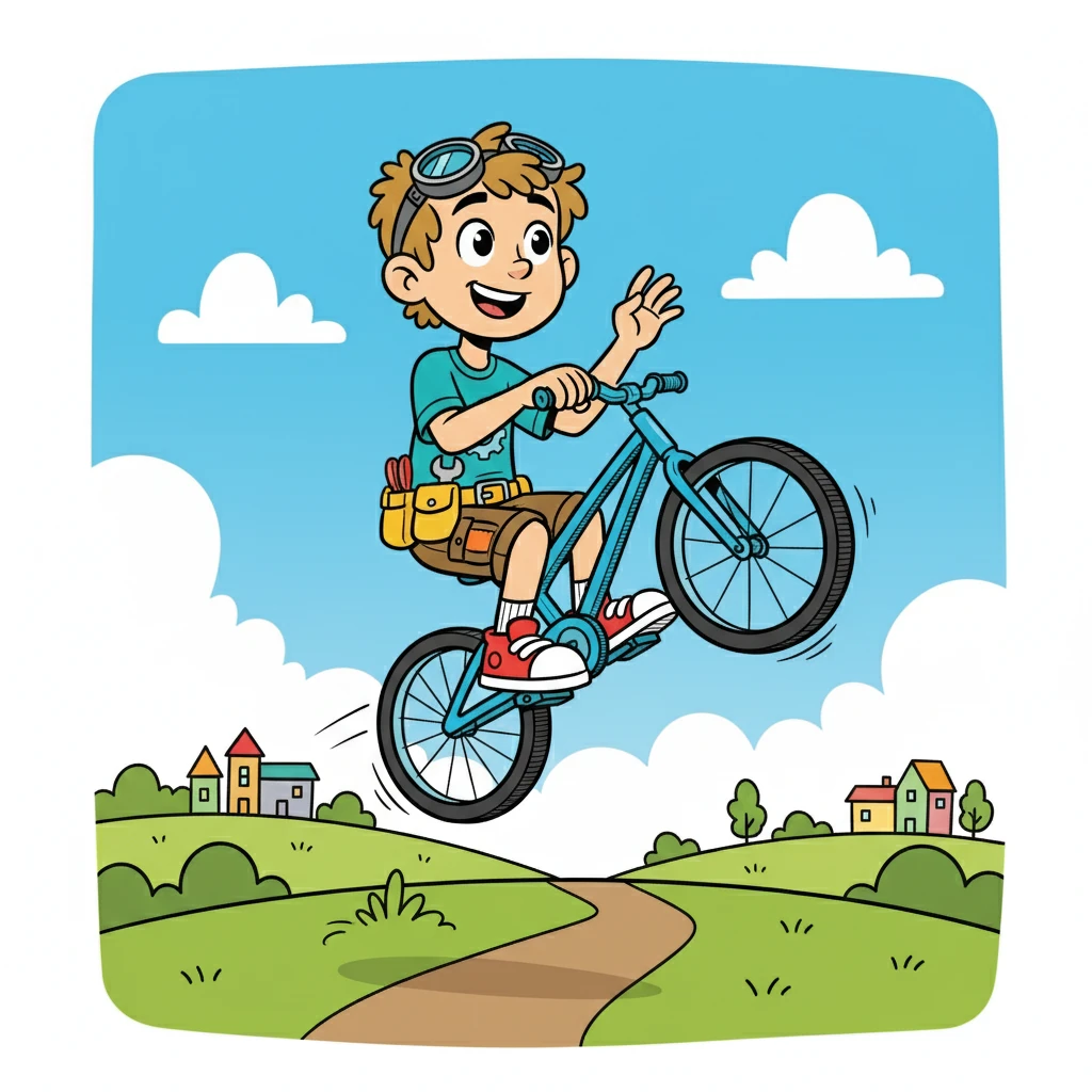 Nylon is the same material used in things like ropes and parachutes, meaning it can withstand a lot of pressure. The Airbike is incredibly strong, able to hold a person, but also very light, making it easy to ride.